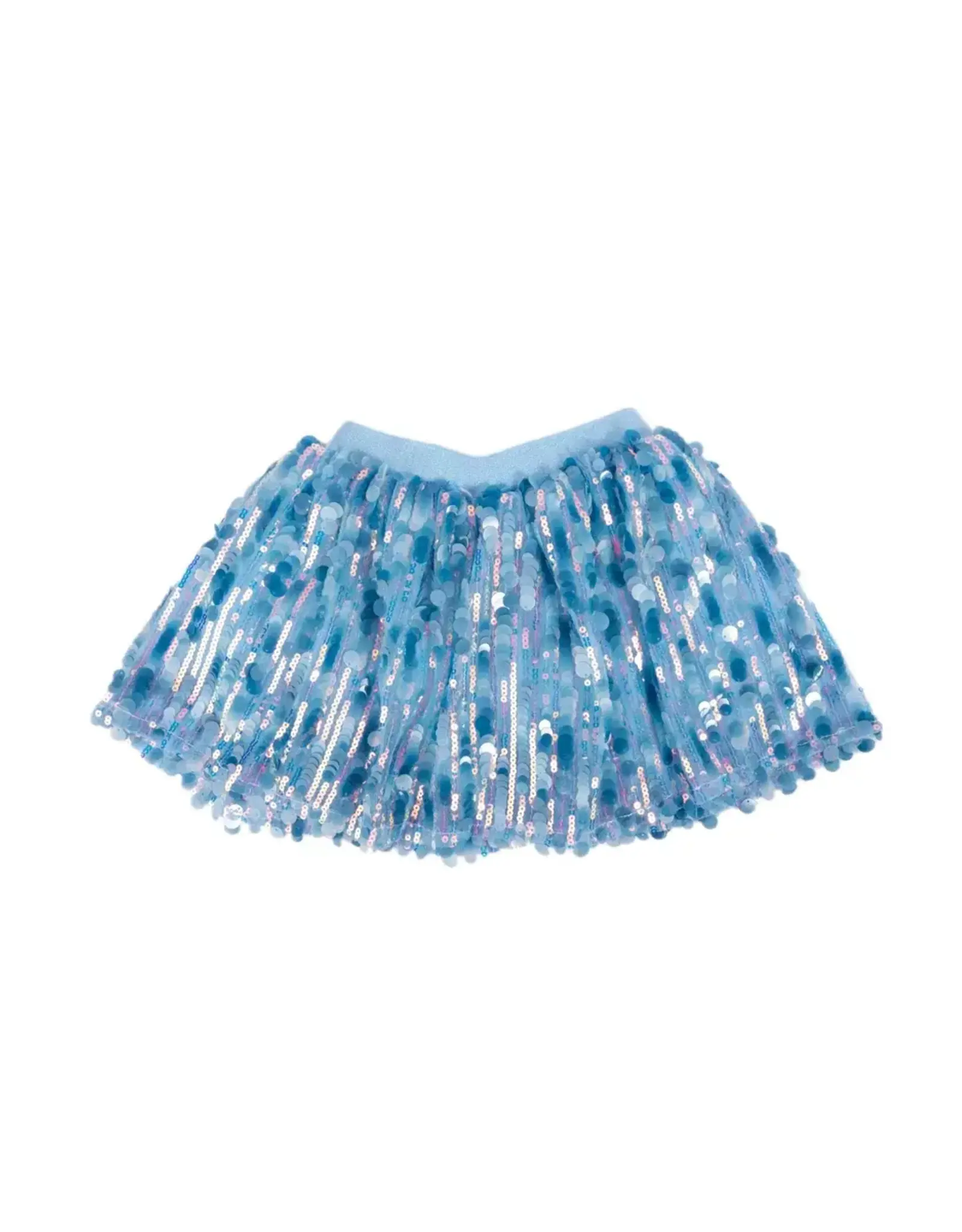 Great Pretenders Superstar Sequins Skirt Blue Size 4-6