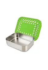 LunchBots Lunchbots Medium Uno Lunch Box Green Lid