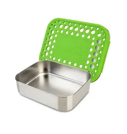 LunchBots Lunchbots Medium Uno Lunch Box Green Lid