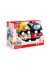 Hape Pull Back Plush Car Set