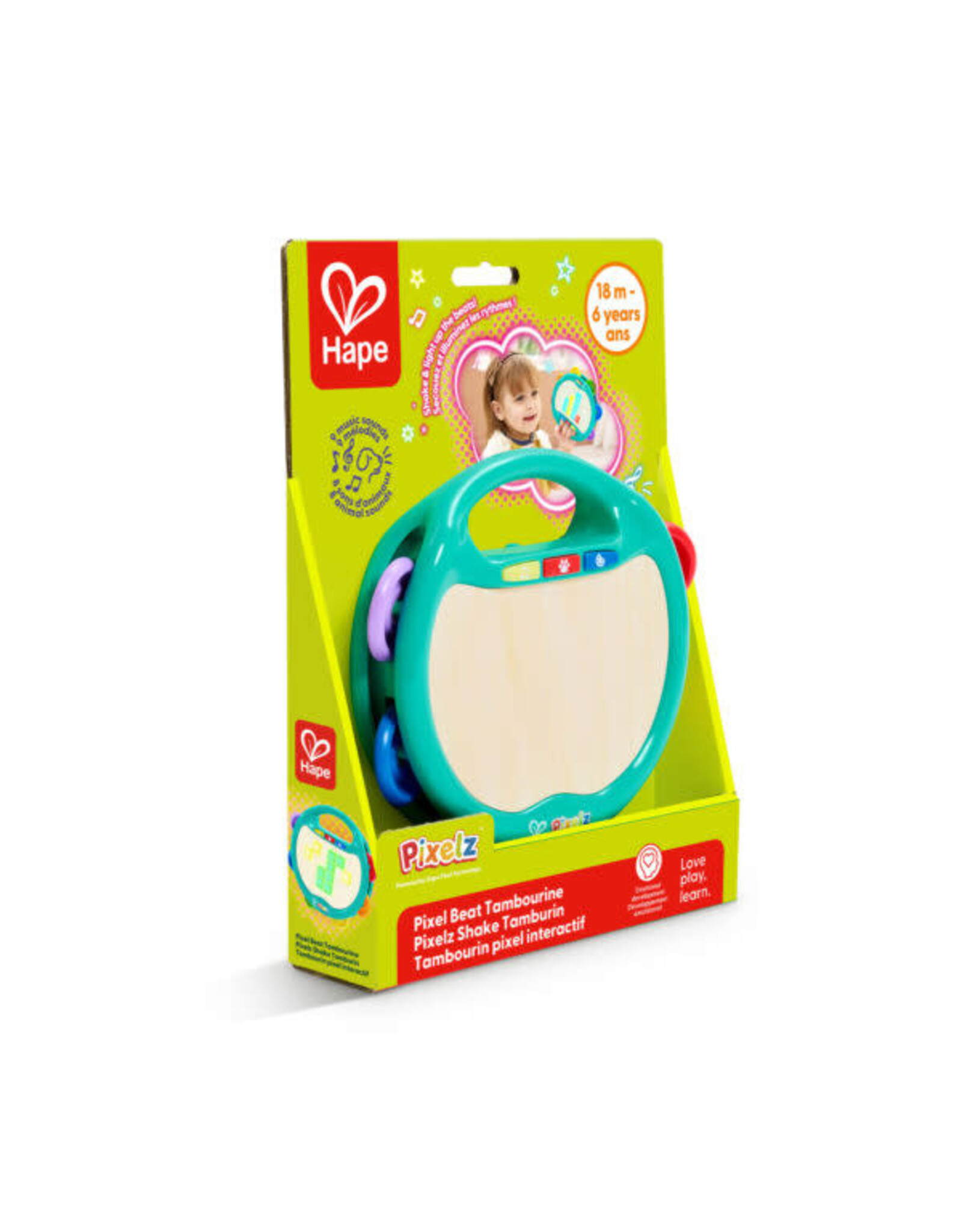 Hape Pixel Beat Tambourine