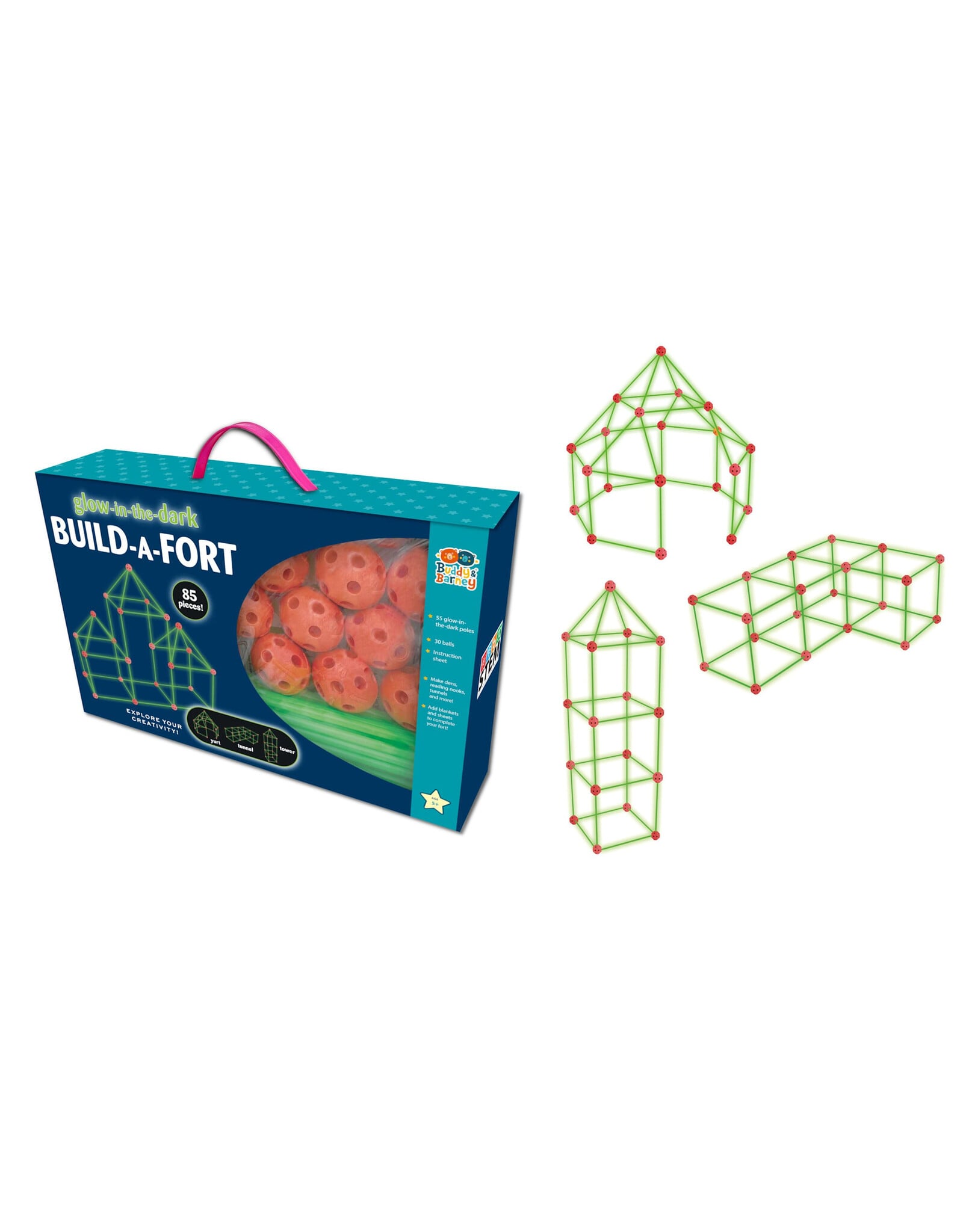 Buddy & Barney Glow in the Dark Build-a-Fort