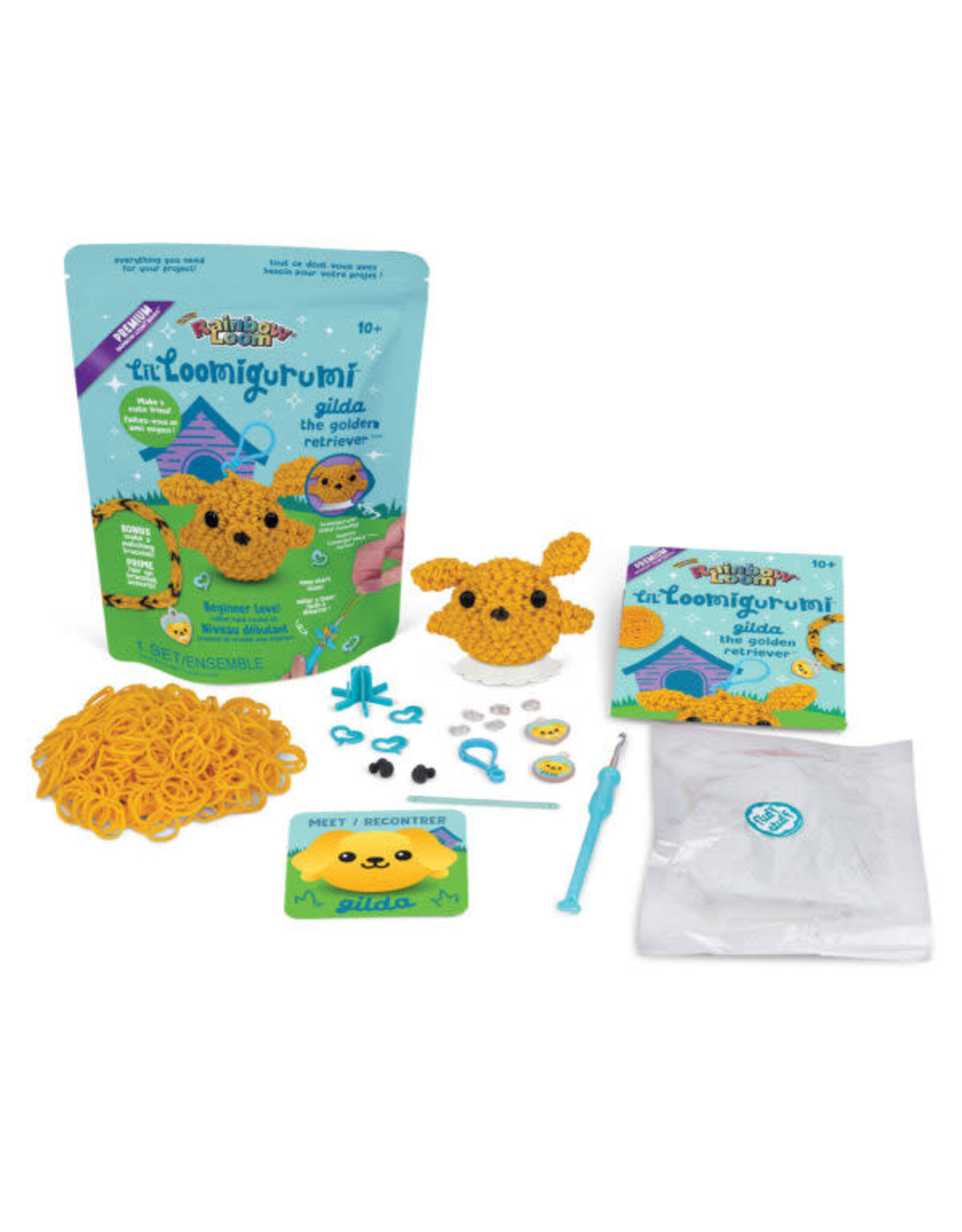 Rainbow Loom Rainbow Loom Lil Loomigurumi Kit Golden Retriever