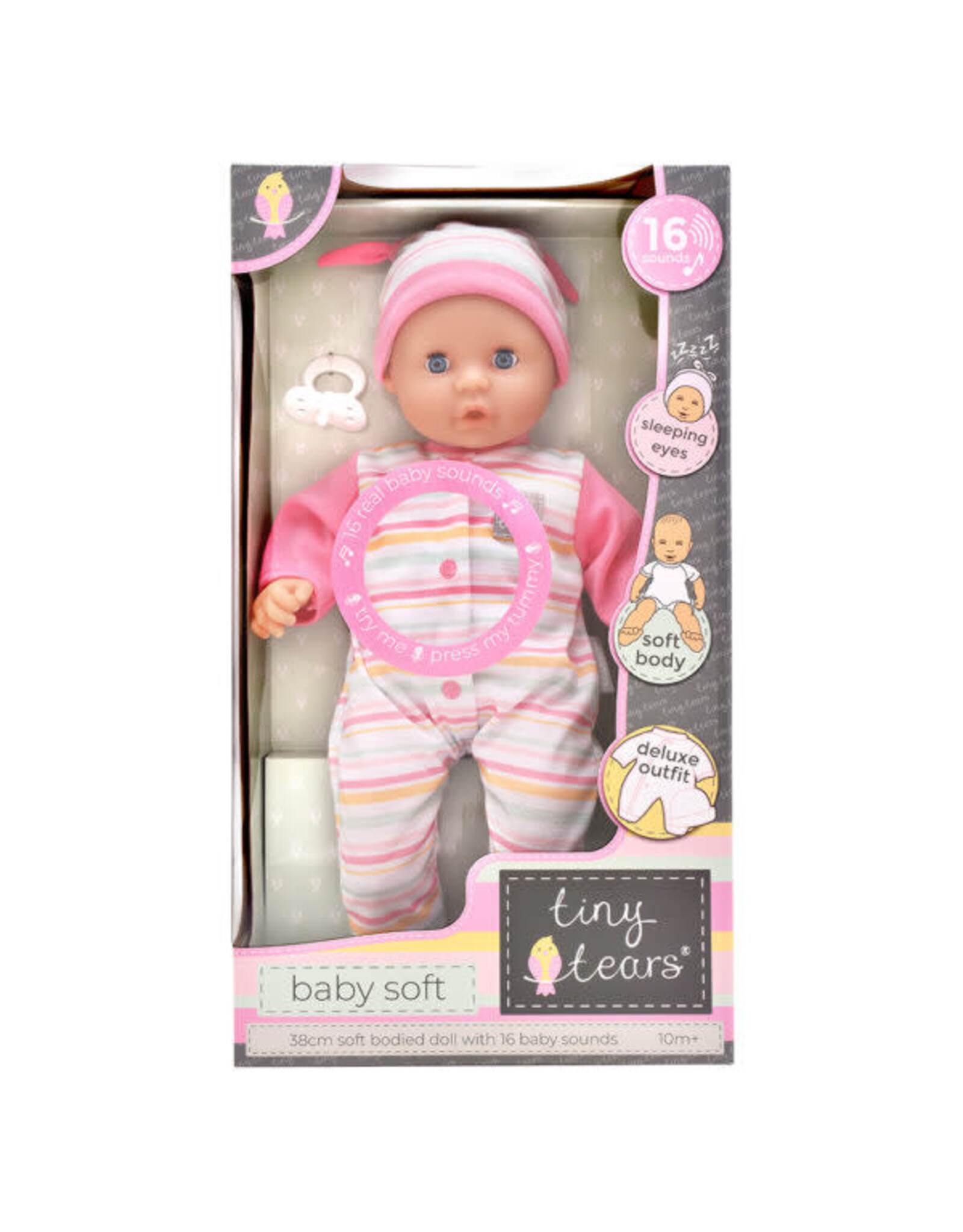 Playwell Talking Teeny Baby Doll W/16 Sounds