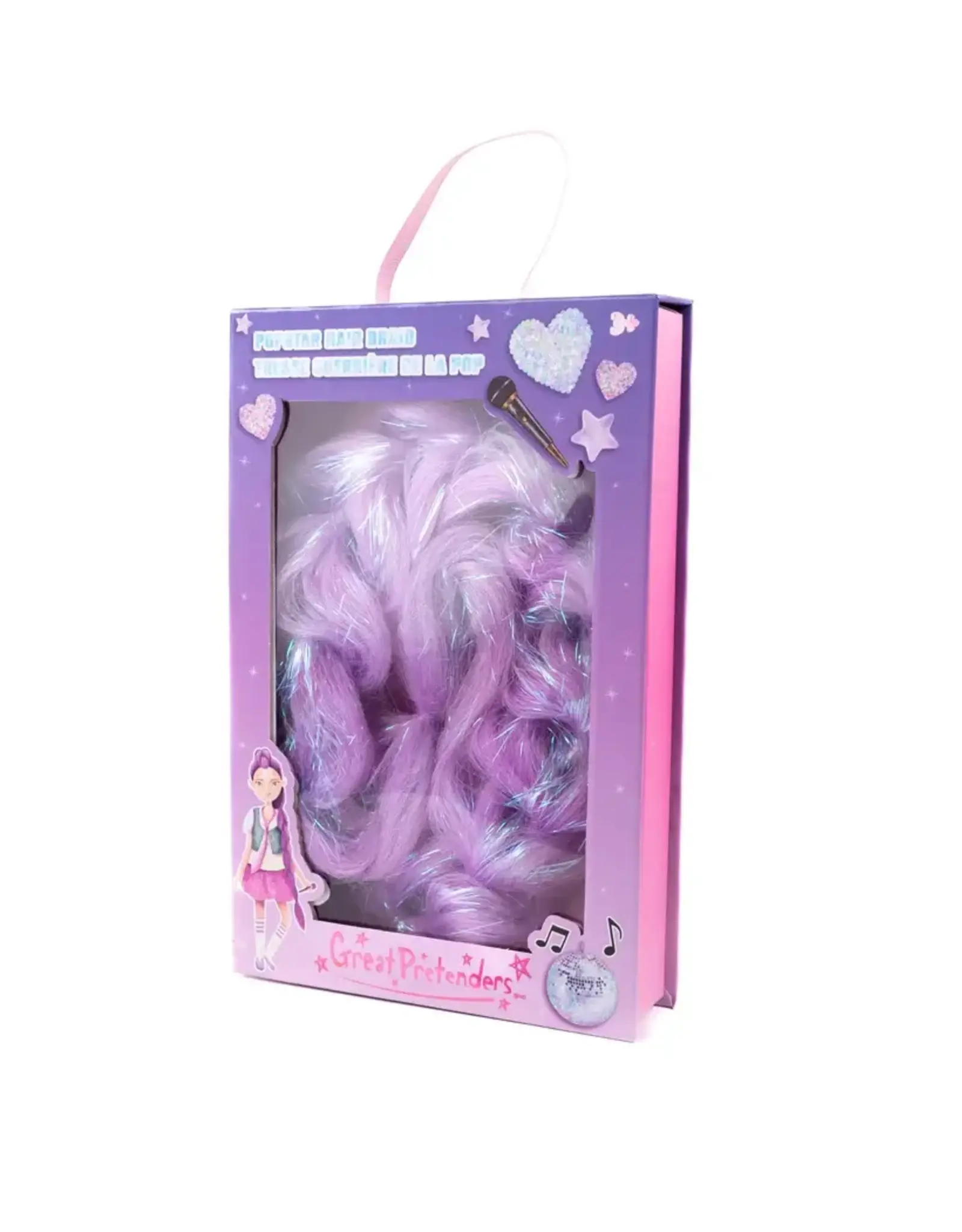 Great Pretenders Rock Star Hair Braid Purple