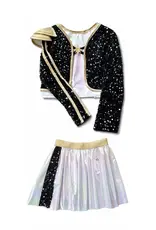 Great Pretenders Rock Star Warrior Set with Jacket & Attached Shirt & Skirt Size 7-8