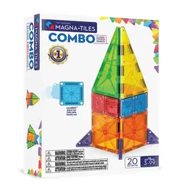 Magna-Tiles Magna-Tiles Combo + MicroMags 20 Pieces