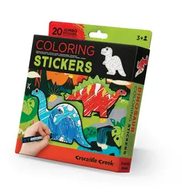 Crocodile Creek Coloring Stickers Dinosaurs
