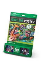 Crocodile Creek Jewel Art Poster Jungle Paradise