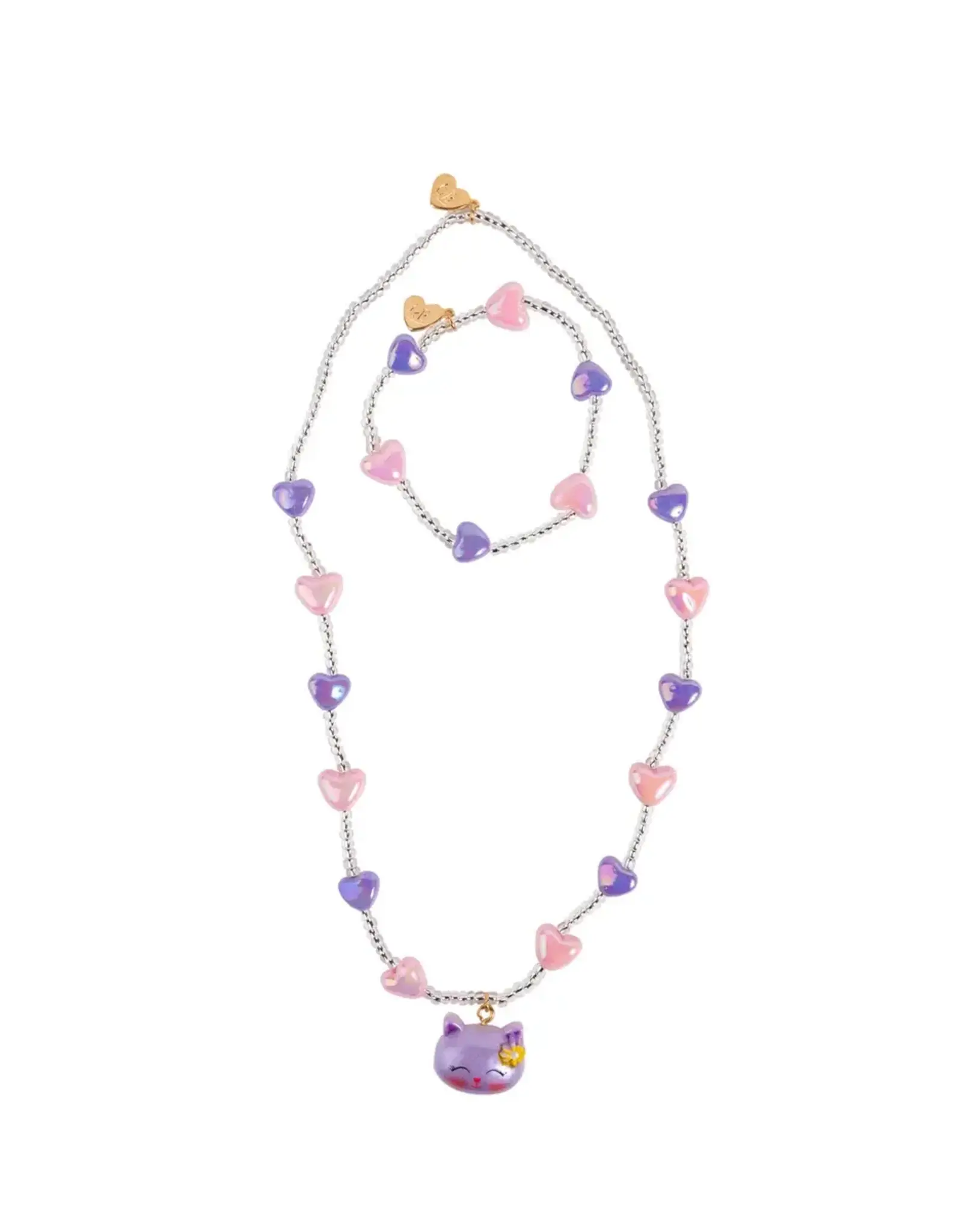 Great Pretenders Lovely Kitty Necklace & Bracelet Set 2 Piece