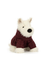 Jellycat Munro Scottie Dog Winter Jumper Outfit