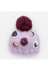 Huggalugs Pansy Lilac Beanie Hat for Baby & Kids 0-6 months
