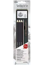 Outset Media Mini Tin Pencils and Graphite