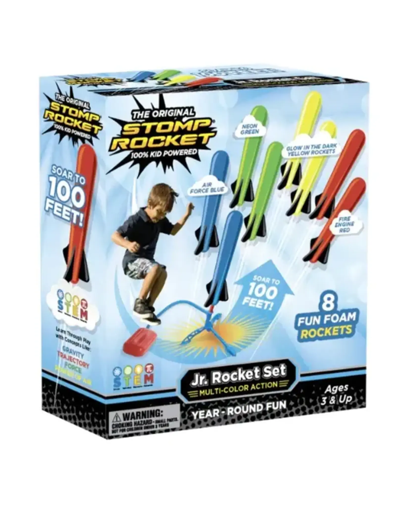 Stomp Rocket The Original Stomp Rocket Jr. Rainbow Rocket Set