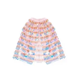 Great Pretenders The 5th Ave Pailette Cape Goldlight Pink 4-6