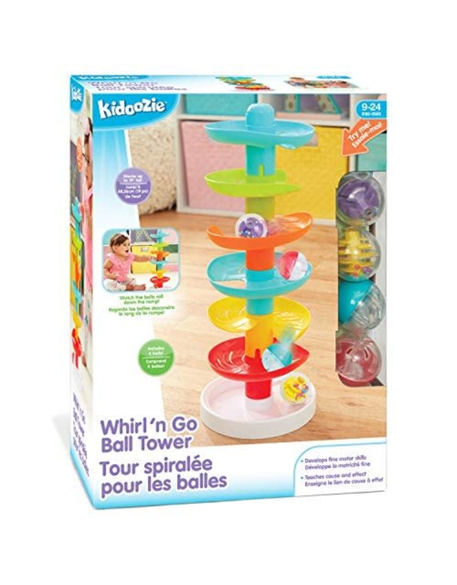 Kidoozie Whirl  'N Go Ball Tower