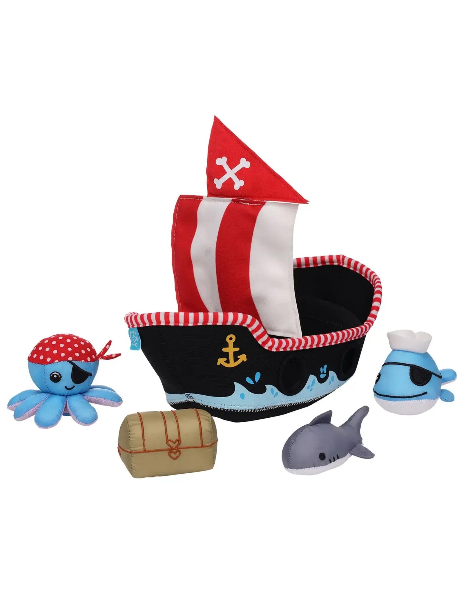 Manhattan Toy Pirate Ship Floating Fill n Spill Bath Toy