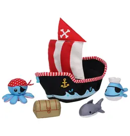 Manhattan Toy Pirate Ship Floating Fill n Spill Bath Toy