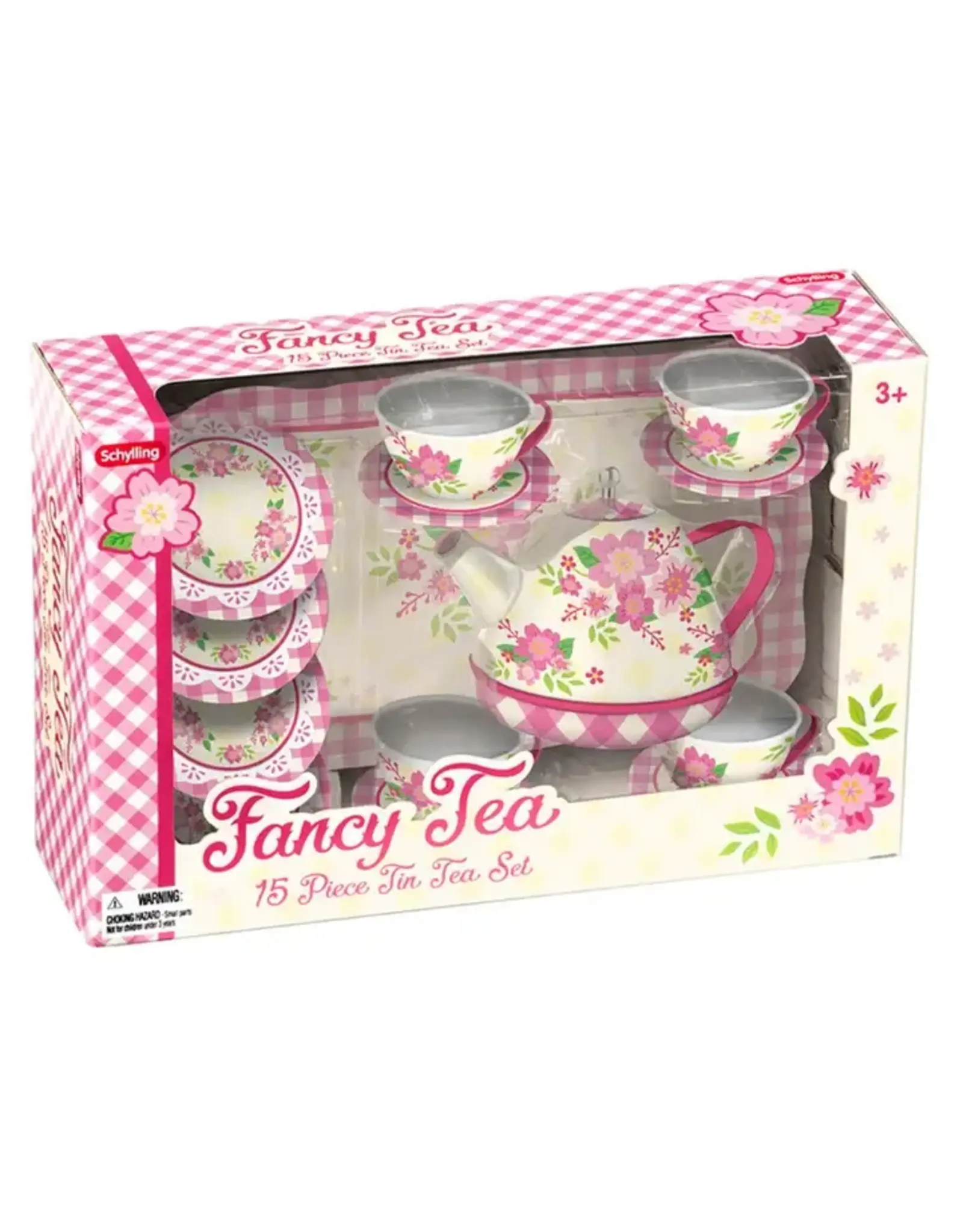 Schylling Fancy Tea 15 Piecs Tin Tea Set