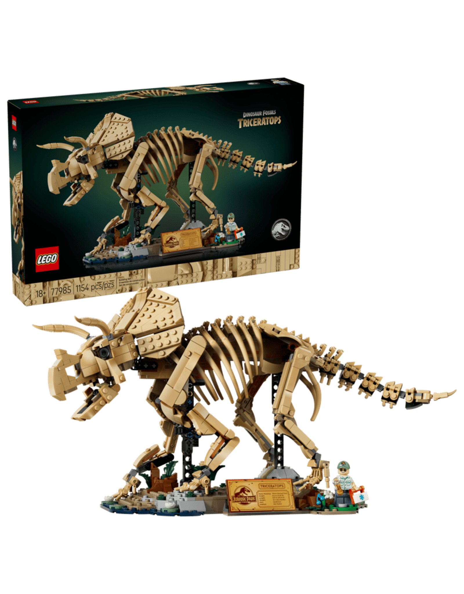 LEGO LEGO JURASSIC WORLD Dinosaur Fossils: Triceratops