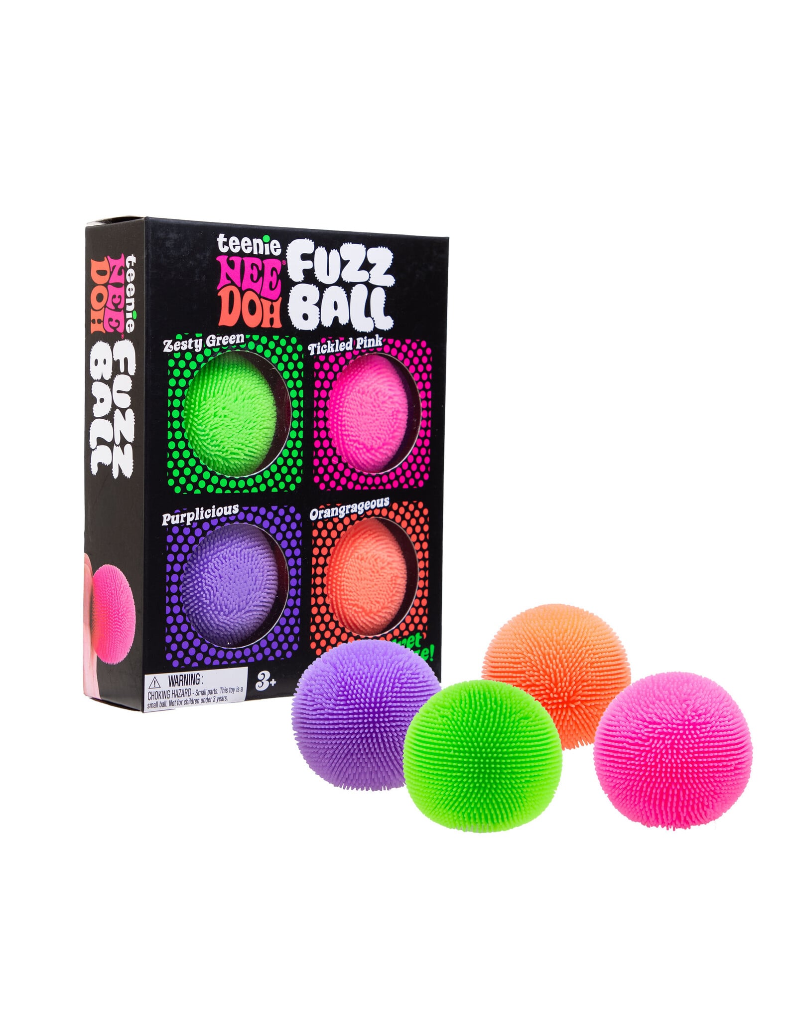 Nee Doh Teenie Fuzz Ball  Multi Pack Nee Doh