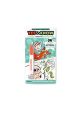 Tree Town Toys Yes & Know Invisible Ink Trivia Game Books Mythical