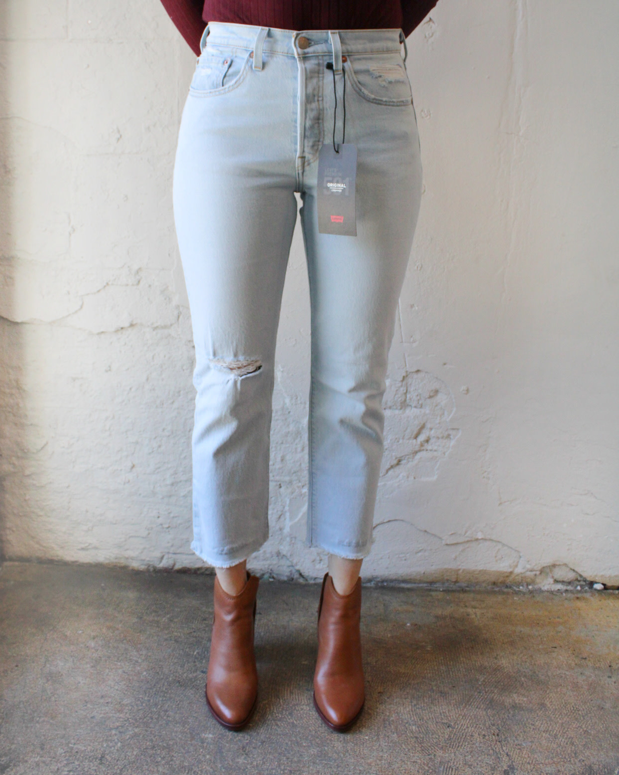 501 high rise jeans