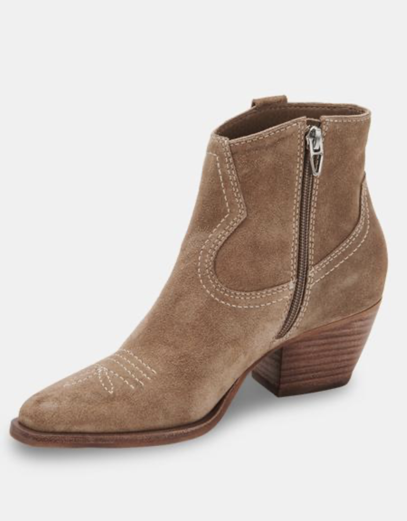 Dolce Vita Dolce Vita: Silma Booties in Truffle Suede