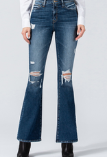 Flying Monkey High-Rise Distressed Flare