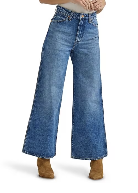 Wrangler Wrangler Preloved World Wide High Rise Wide Leg Jeans