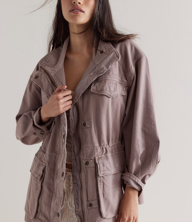 Free People Free People We The Free Arya Utility Jacket, Cashmere