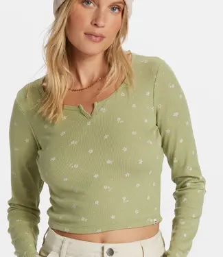 Billabong Reese Long-Sleeved Thermal Top, Avacado