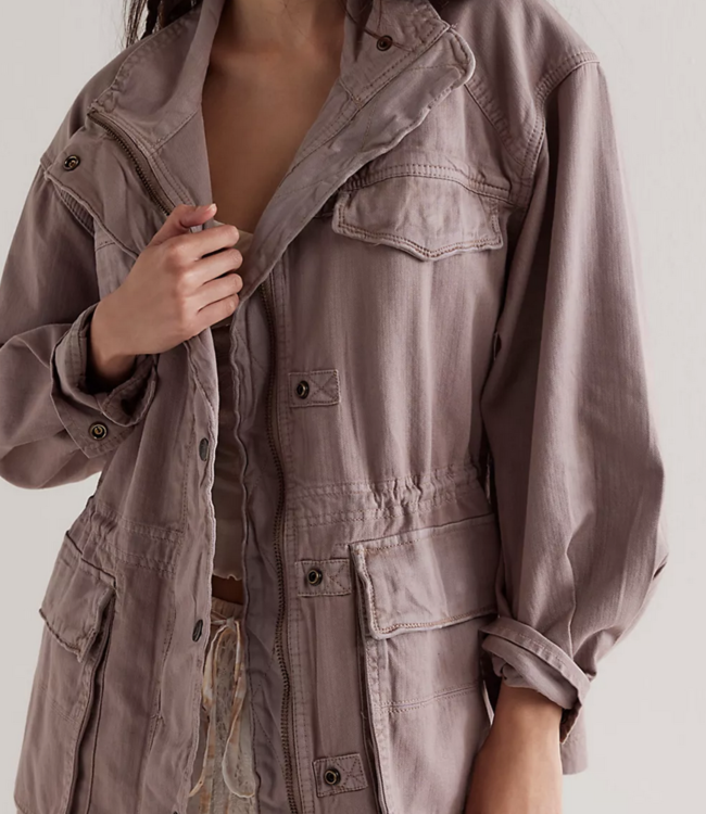 Free People Free People We The Free Arya Utility Jacket, Cashmere