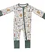 Mebie Baby Ribbed Bamboo Zipper, Camping