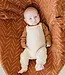 Mebie Baby Mebie Baby Long Sleeved Ribbed Bodysuit, Rust