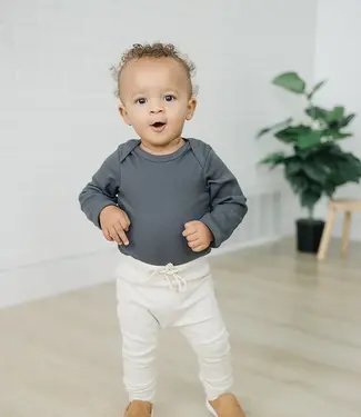 Mebie Baby Mebie Baby Cotton Joggers, Oatmeal