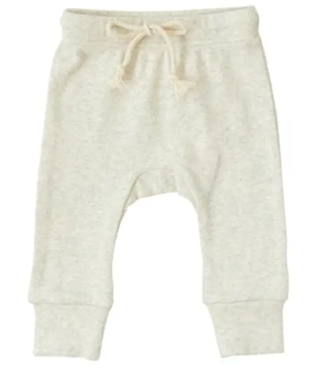 Mebie Baby Cotton Joggers, Oatmeal