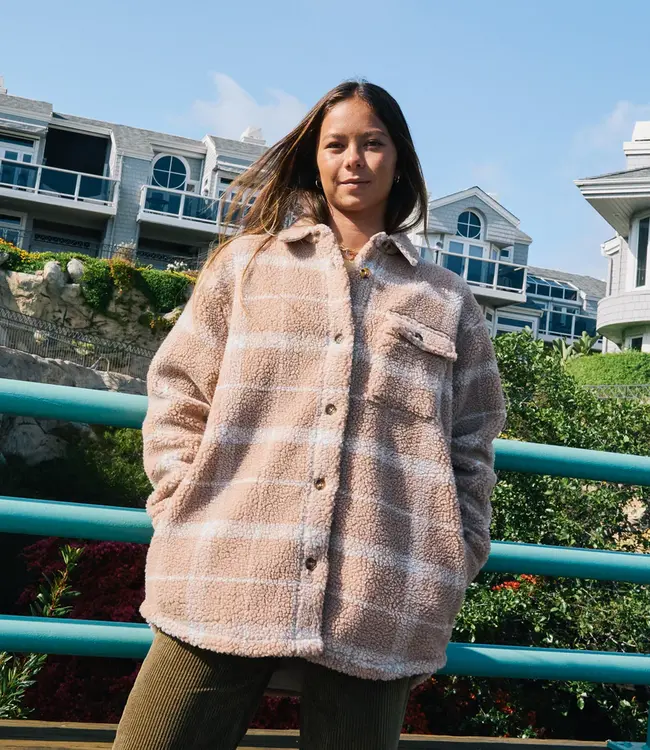 RVCA Birdie Shacket Flannel Jacket