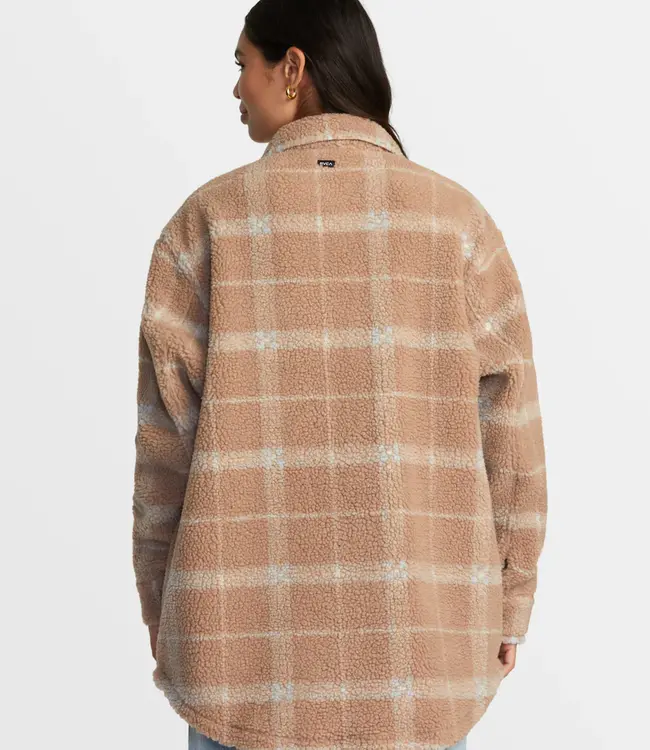 RVCA Birdie Shacket Flannel Jacket