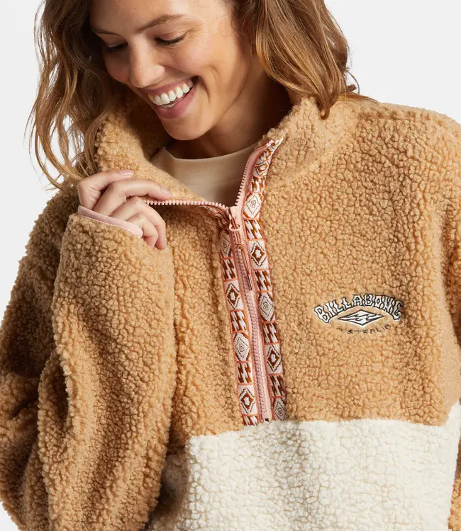 Billabong Horizon Half-Zip Fleece, Sand