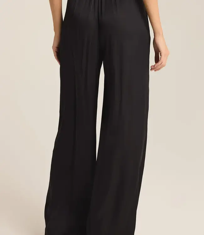 ZSupply Lisse Wide Leg Pant, Black