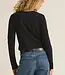 ZSupply Modern Slub Long Sleeve Tee, Black