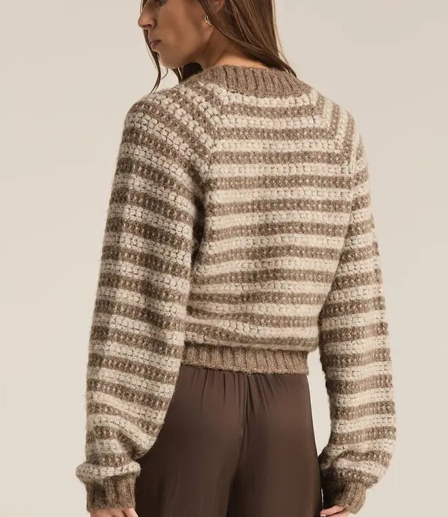 ZSupply Este Metallic Stripe Cardigan