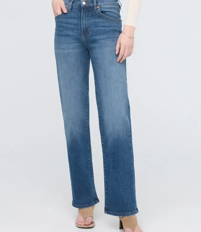 Du/er Performance HR Straight, Mid Blue