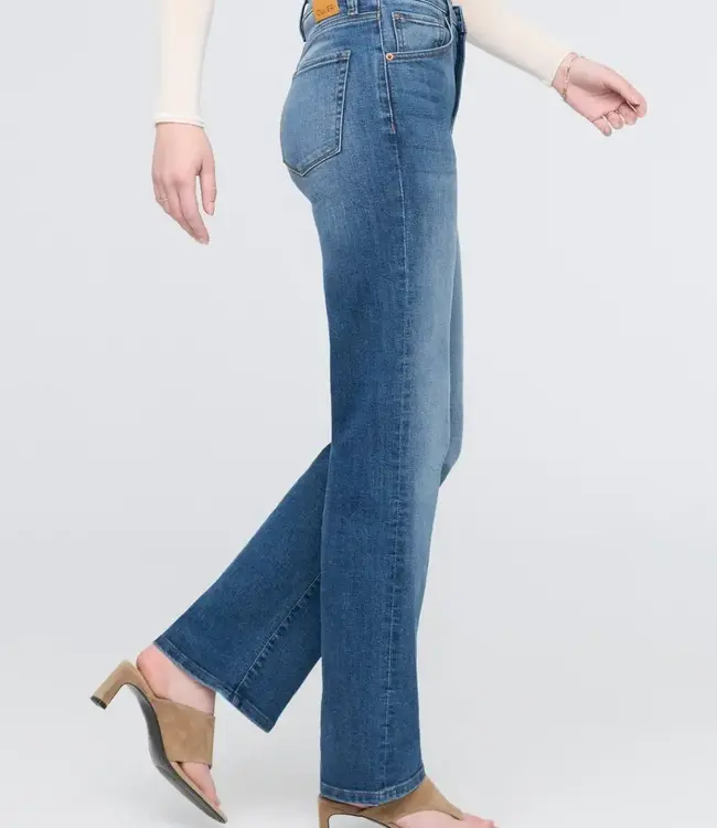 Du/er Performance HR Straight, Mid Blue