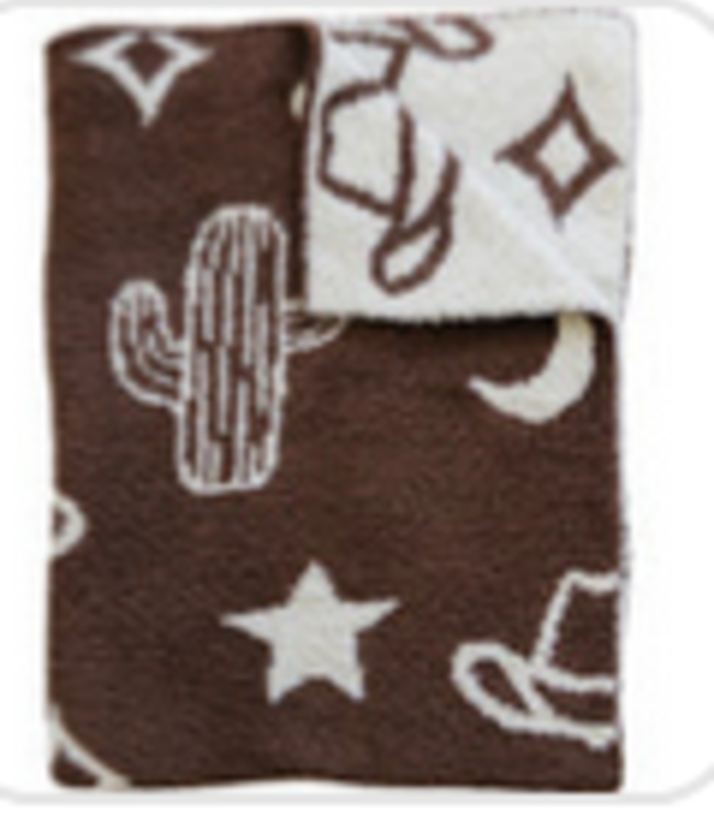 25MB01-Plush Blanket 30X40, Multi