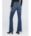 Du/er Performance High Rise Flare, Worn in Blue