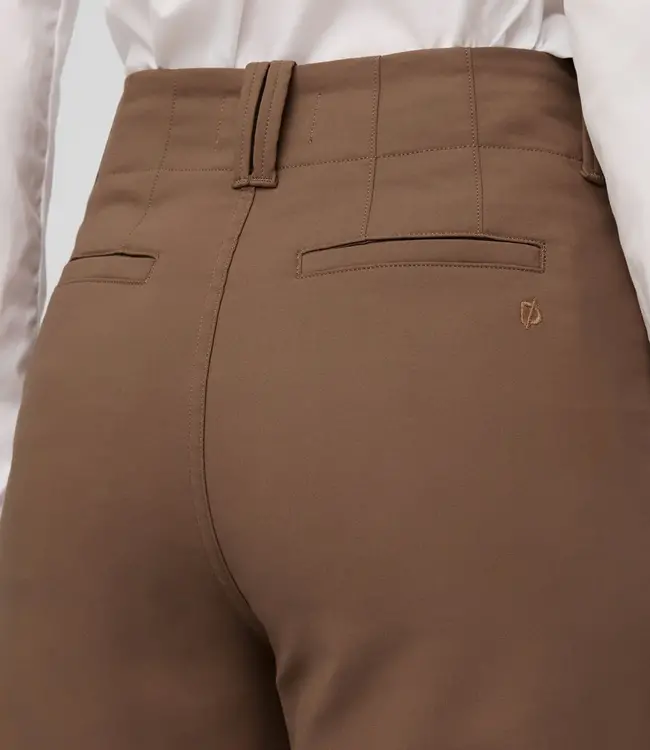 Du/er NuStretch High Rise Trouser, Warm Sand