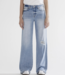 High Rise Wide with Knee Distressed, Poseidon