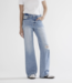 High Rise Wide with Knee Distressed, Poseidon